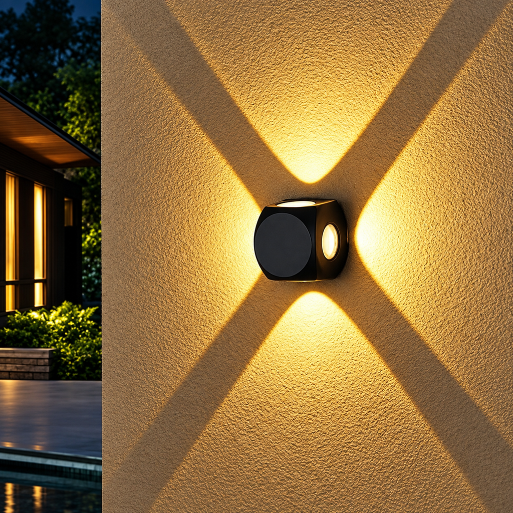 Glintac Outdoor LED Wall Light – Waterproof Exterior Wall Sconce