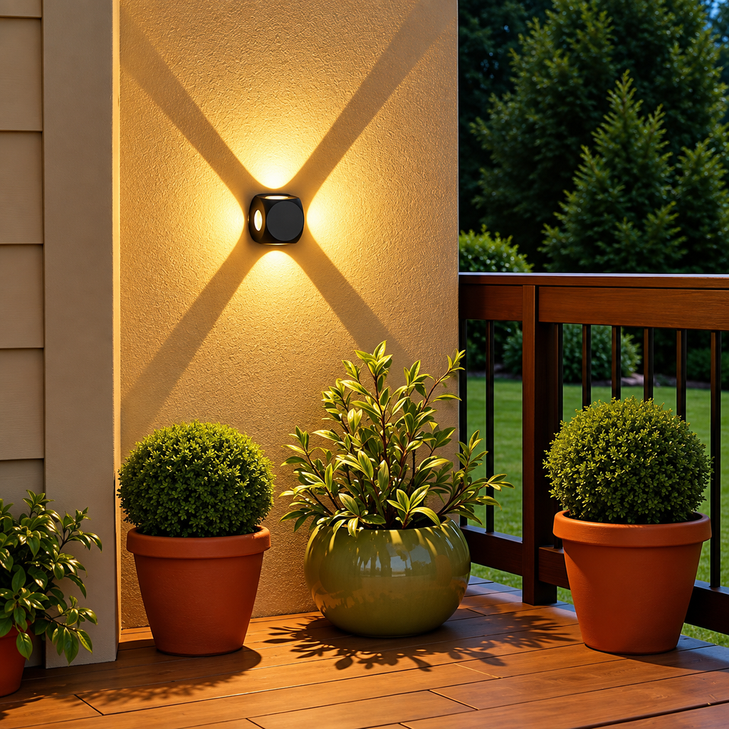 Glintac Outdoor LED Wall Light – Waterproof Exterior Wall Sconce