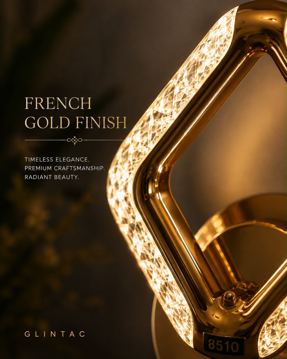Glintac 8510 Diamond Wallchiere Wall Light