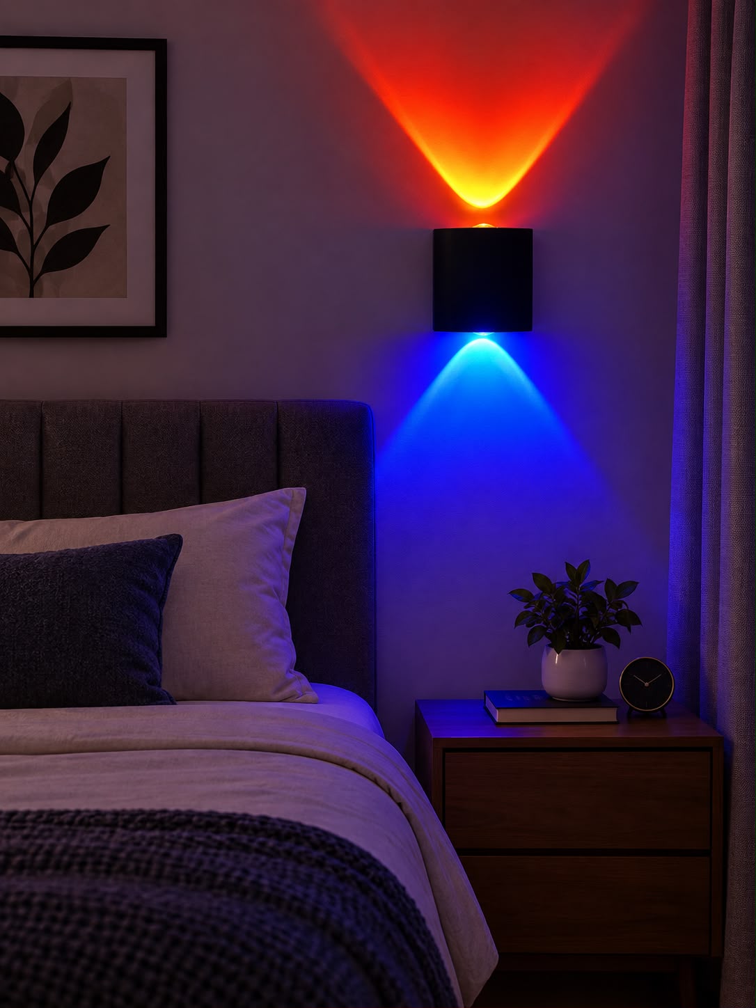 Glintac 2W Wall Light With Bulb (RGB)